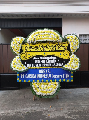 Papan Bunga Duka di Palasari Hilir